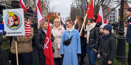 Wspólnie, radośnie uczciliśmy 107 rocznicę odzyskania przez Polskę niepodległości. 